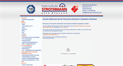 Desktop Screenshot of fahrschule-strothmann.de